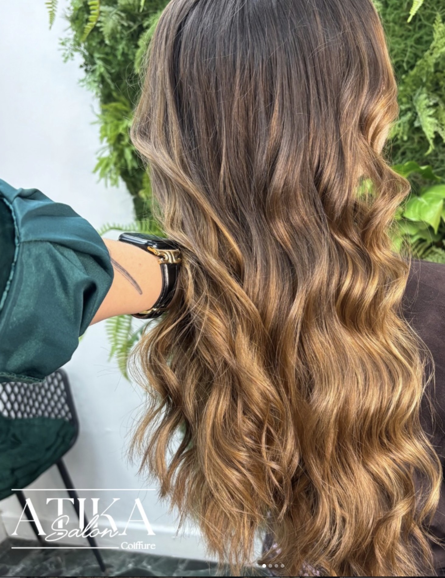 Balayage Beige Cendré & Contouring